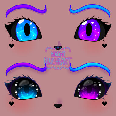 Naomi's Eyes - art practice (2023)
