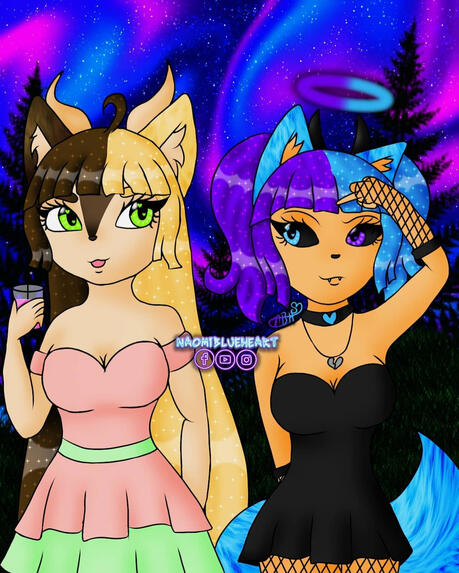 Naomi and @Cottonmusune