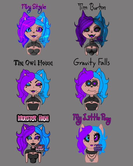 Naomi in different styles (2022)