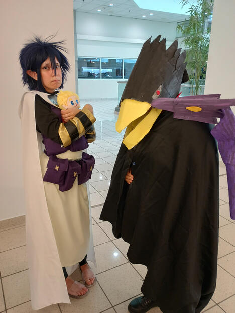 Fumikage Tokoyami &amp; Tamaki Amajiki