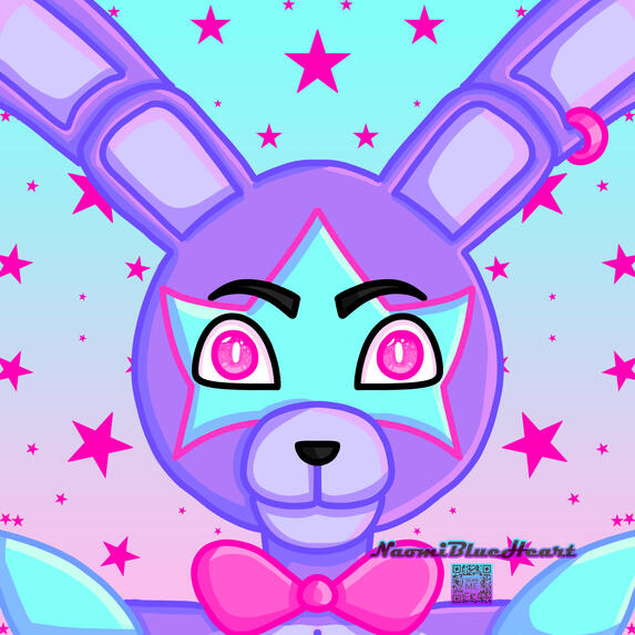 Glamrock Bonnie From Five Nights at Freddys (2022)